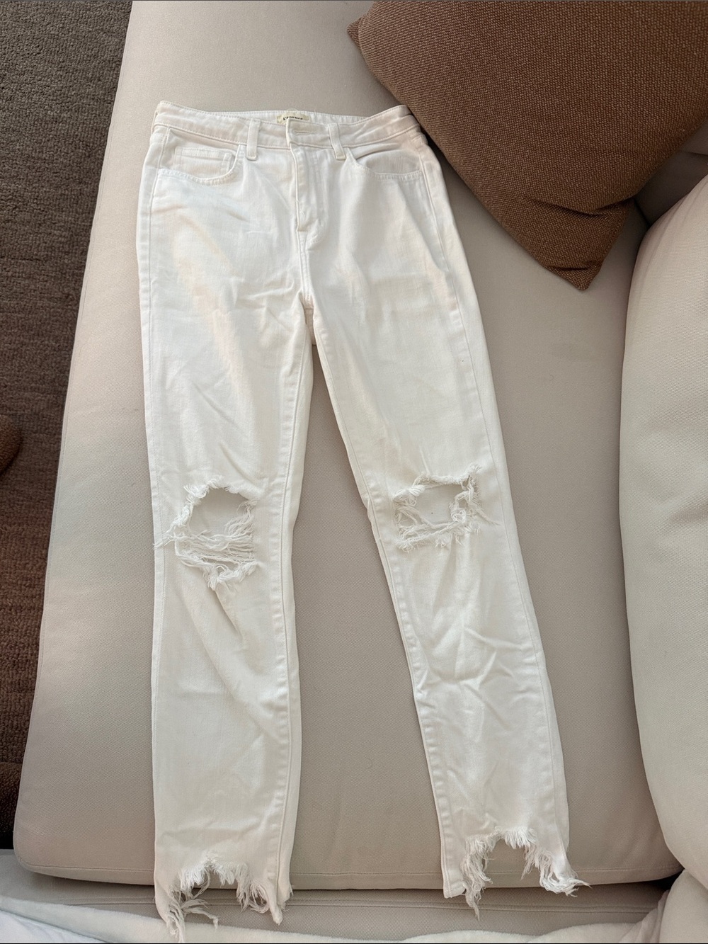 L’AGENCE Distressed Women's Ripped Jeans